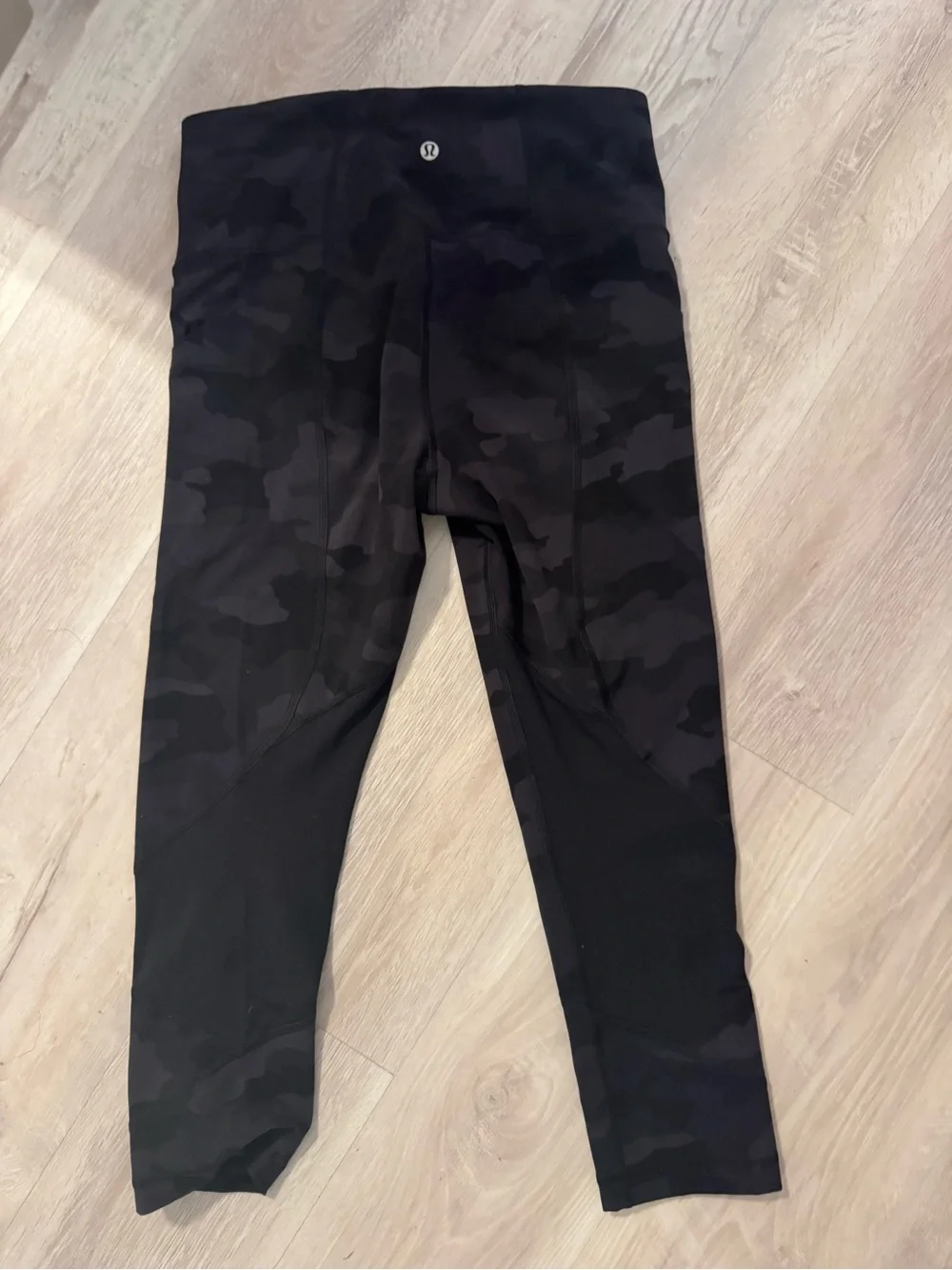 Lululemon Black Camo Performance Leggings